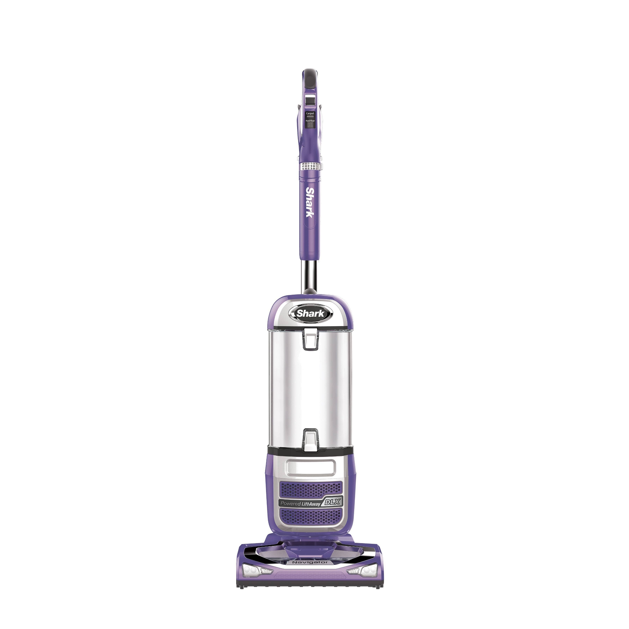 Shark Navigator Powered Lift-Away Upright Vacuum NV586 12" Cleaning Path Purple: HEPA Filter, Pet Hair, Swivel Head, Multi-Surface, 25' Cord