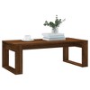 vidaXL Coffee Table Black 40.2 in.x19.7 in.x13.8 in. Engineered Wood - 3 of 4