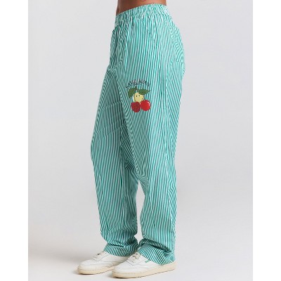 Samii Ryan | Smiley® Freshly Picked Poplin Pant, Green, Large, 4