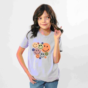 The Juniper Shop SmileyWorld Stacked Smiles Youth Short Sleeve Tee - 1 of 4