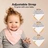8pk Organic Baby Bandana Bibs, Baby Drool Bibs for Baby Boy, Girl, Baby Bibs for Infant, Newborn - 3 of 4