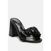 Noie Ruched Strap Block Heel Women Sandals - 3 of 4