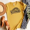 Simply Sage Market Teacher Rainbow Short Sleeve Tee - L - Mustard - 2 of 4