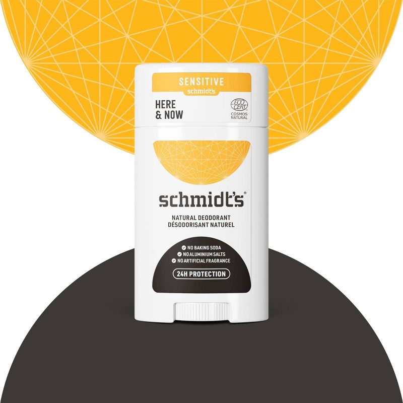 Schmidt&#39;s Here + Now Activated Charcoal Sensitive Skin Natural Deodorant &#8211; 2.65oz, 4 of 5