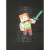 Minecraft Alex Boy's Black T-shirt - 2 of 3