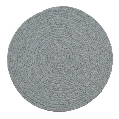 Split P Essex Round Placemat Set - Blue Mist