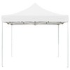 vidaXL Foldable Party Tent - Outdoor Aluminum Frame, PVC Coated Oxford Fabric - White, 9.8'x9.8' - Portable and UV-Protected - 2 of 4