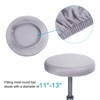 Unique Bargains Round Washable Elastic Bar Stool Cover for Dia 11"-13" Chair 2 Pcs - 3 of 4