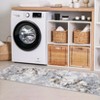 Area Rug Machine Washable Boho Carpet Non Slip Abstract Vintage Indoor - 4 of 4