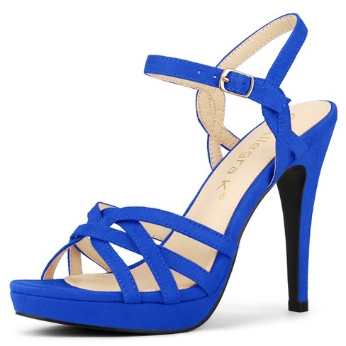 Deep shop blue heels