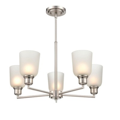 Millennium Lighting Amberle 5 - Light Chandelier in  Brushed Nickel