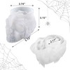 JDICTION 3D Skull Jar Resin Mold - Halloween Silicone Storage Mold for Candle, Pens, Makeup Brush Holder, Jewelry Container, Home Decor - 2 of 4