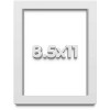 PosterPalooza | Photo Size Slim Profile White Frame - UV Acrylic, Foam Board Backing, Hanging Hardware - 2 of 4