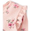 The Children's Place Baby Girls Long Sleeve Floral Pointelle Flutter Top - 3 of 4