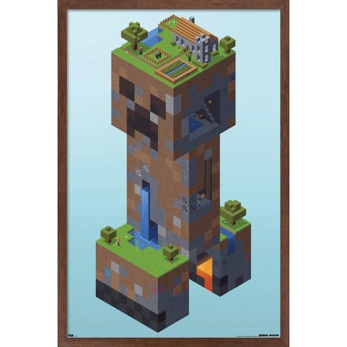 Trends International Minecraft - Ender Dragon Framed Wall Poster