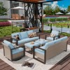UPTIOT 6-Piece Outdoor Patio Conversation Set - 2 of 4