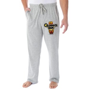 Star Trek Men's Deep Space Nine Quark's Bar Logo Adult Lounge Pajama Pants Heather Grey - 1 of 3