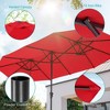 Sonkuki 13 x 7.2Ft Double-Sided Patio Umbrella with Large Canopy Outdoor Table Umbrella for Garden, deck and pool - 4 of 4