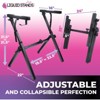 Liquid Stands Foldable Piano Keyboard Stand - 54-88 Key Z Style Adjustable Digital Piano Stand - Portable Music Stand - Sturdy Musical Keyboard Stand - 2 of 4