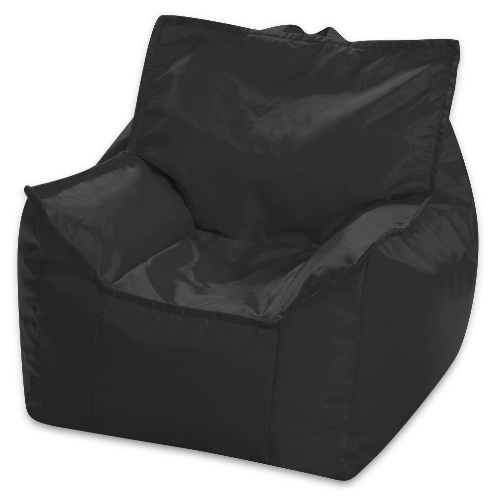 Photos - Bean Bag 25" Newport  Chair Black - Posh Creations