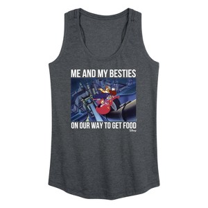 Women's - Disney - Darkwing Duck Graphic Racerback Tank - 1 of 4