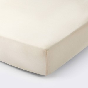 Polyester Rayon Fitted Crib Sheet - Cloud Island™ - 1 of 4