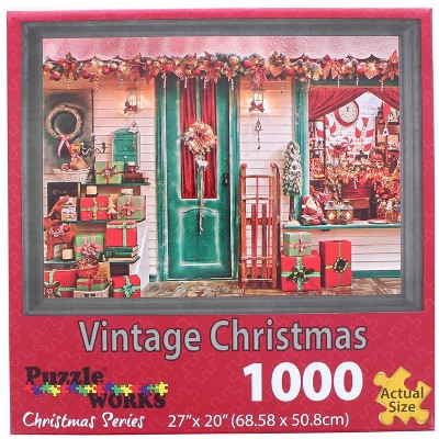 Puzzleworks Vintage Christmas 1000 Piece Jigsaw Puzzle