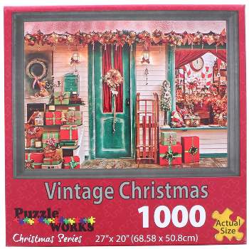 Puzzleworks Vintage Christmas 1000 Piece Jigsaw Puzzle