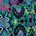 tropical emerald mirrored medallion