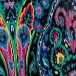 tropical emerald mirrored medallion