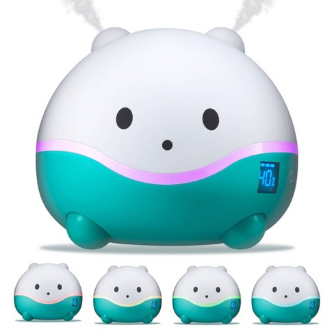 Pure Enrichment Purebaby 3-in-1 Whisper-Quiet Humidifier, Color-Changing Night Light, & Essential Oil Diffuser, Green