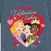 Girls' - Disney Princess - Kisses and Valentine Wishes Short Sleeve Graphic T-Shirt - 2 of 4