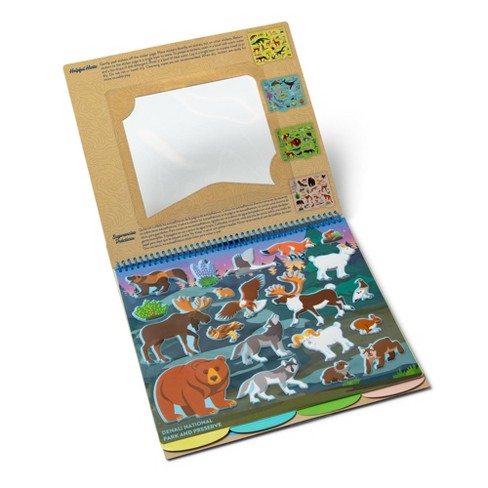 Melissa & Doug Reusable Sticker Pad - Habitats 150 Stickers 5 Scenes 3+