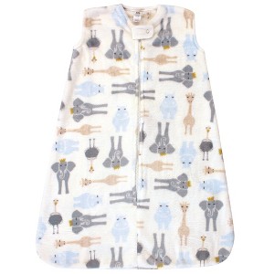 Hudson Baby Infant Boys Plush Sleeping Bag, Sack, Blanket, Royal Safari - 1 of 2