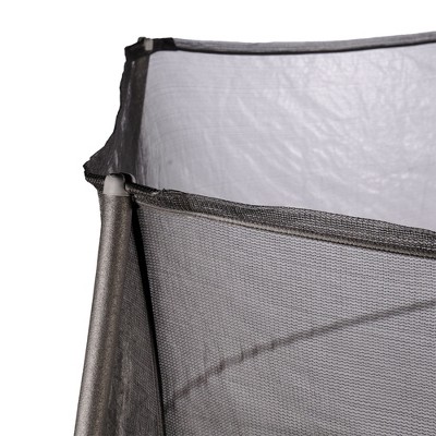 JumpKing 14-Foot Round Black Trampoline with Enclosure System