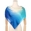 INSPIRE CHIC Women's Gradient Colorful Large Silky Hair Wrap Bandana Neck Scarf 35.4" X 35.4" - 2 of 4