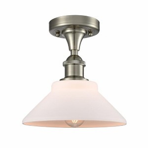 Orwell - 1 Light Semi-Flush Mount In Industrial Style-9 Inches Tall and 8.38 Inches Wide - 1 of 1