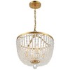 Crystorama Lighting Rylee 4 - Light Chandelier in  Antique Gold - 3 of 3