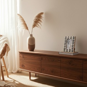 Sagebrook Home 4" x 6" Decorative Photo Frame - Contemporary Resin Ivory and Black Arch Design Picture Frame - Home - 1 of 4