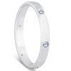 Pompeii3 14k White Gold Diamond Eternity Anniversary Band - 2 of 4