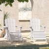Hyleory HDPE Foldable Outdoor Folding Ottoman Patio Footrest for Adirondack Chairs - 2 of 4