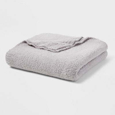 King Cozy Chenille Bed Blanket Gray Threshold Target