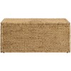 eHemco Heavy-duty Water Hyacinth Wicker Storage Trunk with Metal Frame, 42 by 20 by 18.5 Inches, Natural - 4 of 4