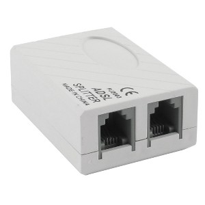 ADSL Broadband Filter Modem RJ11 Cable Telephone Phone Splitter - 1 of 4