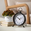 Sullivans 9.5" Vintage Metal Desk Clock - 3 of 4