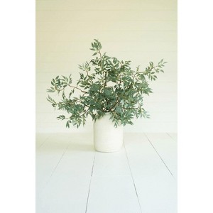 Green Sprig Stem – 45"H Artificial Botanical with Bendable Design, EVA Foam & Wire Construction (Set of 6) By Kalalou - 1 of 4