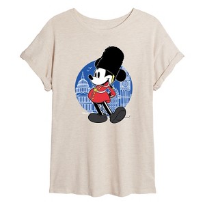 Women's - Disney - Mickey London Oversized Graphic T-Shirt - 1 of 4