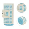 Unique Bargains Women's Heatless Voluminous Hair Roller 2.72"x1.34" White Blue 2pcs - 3 of 4