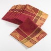 Saro Lifestyle Jacquard Design Thanksgiving Napkin, 19" Square, Multi (Set of 12) - 3 of 3