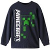 Minecraft Create Explore Survive Boy’s 3-Pack Crew Neck Long Sleeve Shirts - 3 of 4